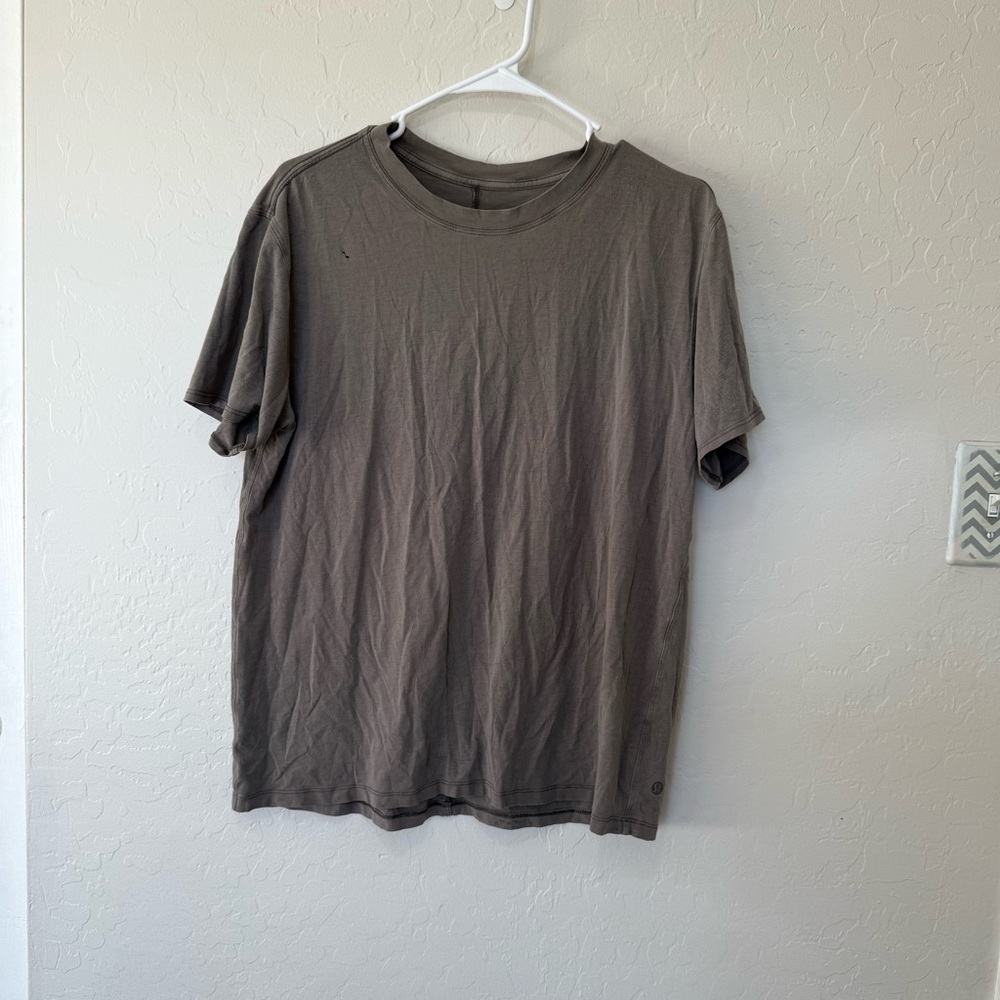 lululemon athletica Brown Short Sleeve Tee